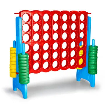 Feber Mega 4 in-Line Game (Primary Color) For Indoor or Outdoor Play